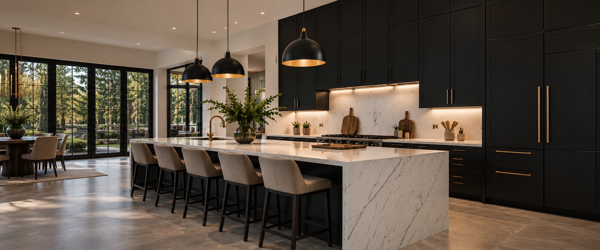 Remodeled kitchen